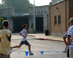 Photo of the finish at Lawrence High School.