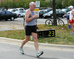 PHoto of Wes Hubert at the Mad Dog's Joh Bunce Run.