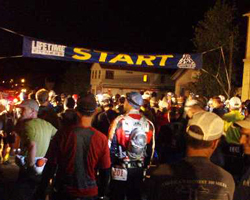 Photo of the start of the 2009Leadville 100.
