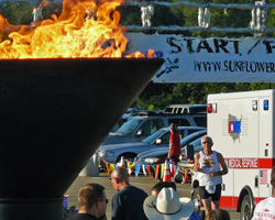 Photo at the finish line of the 2009 Governors Cup.