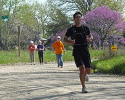 Photo at the last exchange station of the Brew to Brew Relay.