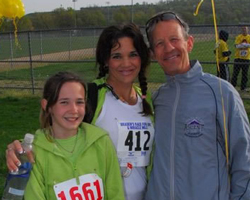 Photo of Maddie STegman, Raven Rajani & Keith Dowell.