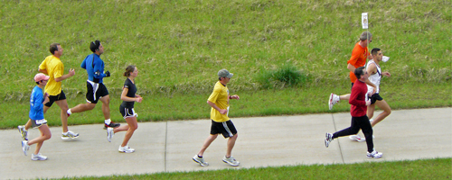 Photo from the Kansas Marathon and link to the Flickr slideshow.