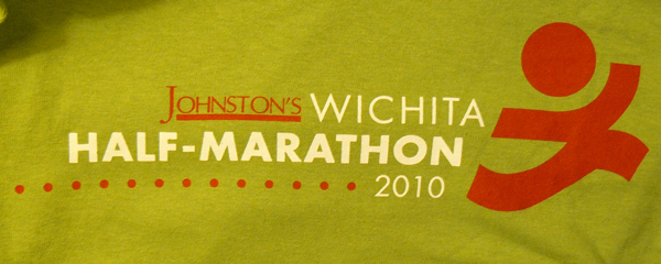 Results from the Johnston's Wichita Half Marathon, April 25, 2010.