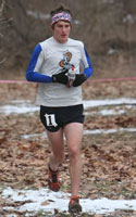 Andy Henshaw, male winner in the 50K.