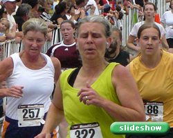 Link to Flickr photo slideshow of the 2010 Mass Street Mile.