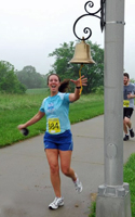 Another bell ringer on the half marathon course.