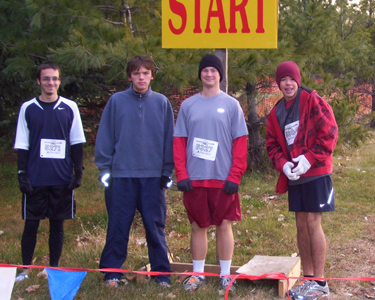 Photo of Cole Hutchins, Tanner Lynn, Jon Miller and "Maddog' Samrow.