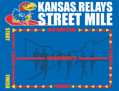 Kansas Relays Downtown Mile on April 21, 2011.