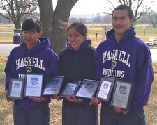 Photo of winners at the MCAC Conference XC Champs.