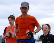 Photo of Mark Inbody at the 2011 Heartland 100; photo by Kristi Mayo.