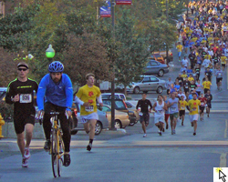 Photo from the Head for the Cure 5K in Lawrence.