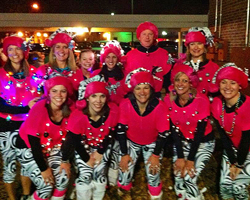 Gals at Red Dog's Jingle Jog on December 13, 2012.