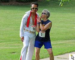 Photo from the Elvis 5K in Lawrence.
