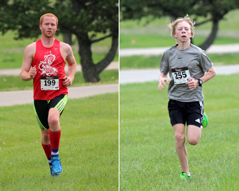 Two Grant Holmes took one-two at the SHoreline SHuffle, Saturday, May 2nd.