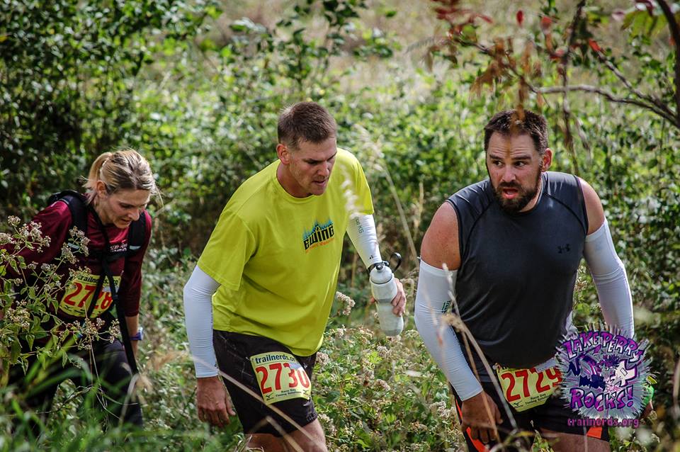 Photo from the October 3rd Perry Lake Rocks Trail Run.