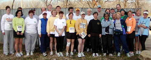 photo of Red Doggers at the 2006 Shamrock Shuffle