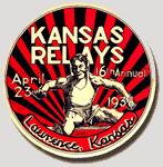 1938 KU Relays promotional artwork.